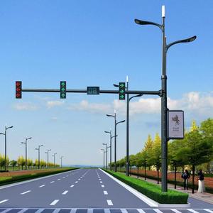 Poteau d'éclairage de rue galvanisé avec lampe LED pour systèmes d'éclairage des autoroutes, des routes, des rues urbaines, des zones résidentielles et des parcs industriels - Product Image 6