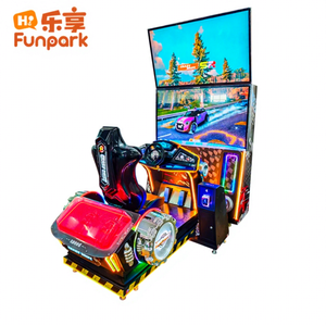 Novedad en Funpark: <span class=keywords><strong>Simulador</strong></span> <span class=keywords><strong>de</strong></span> Carreras <span class=keywords><strong>para</strong></span> 2 Jugadores con 2 Pantallas, Máquina Arcade <span class=keywords><strong>de</strong></span> Carreras, Funciona con Monedas, en Inglés, 1 Año <span class=keywords><strong>de</strong></span> Garantía - Product Image 1