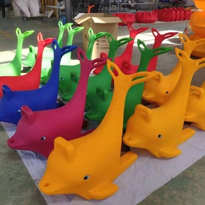 QIQU QQ-HT <span class=keywords><strong>Patin</strong></span> à roulettes Dolphin Ride-On à double usage, étanche, pour activités parent-enfant, avec aide à la marche assise et poussoir d'entraînement - Product Image 4