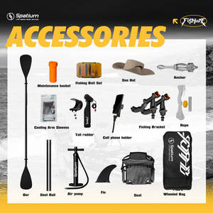 <span class=keywords><strong>Spatium</strong></span>, el último Kayak inflable de liberación de paleta de pie manos libres para 1 persona, barco de pesca, Kayak de pesca en el mar para pesca - Product Image 6