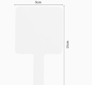 Cermin Tangan Kustom 10.3 inci P x 7.4 inci L Cermin Genggam Penata Rambut dengan Gagang Persegi Hitam Cermin Rias Portabel Hadiah Promosi - Product Image 4