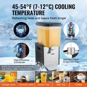 Commercial 18L Cold Beverage Dispenser for Party Juice Ice <b>Drink</b> Dispenser - Product Image 3