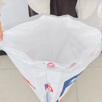 Sac tissé en PP laminé OPP robuste avec soufflet latéral et doublure PE, impression personnalisée, sac industriel résistant à l'humidité