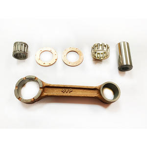 Biela de aluminio plateada de dos tiempos para motocicleta Yamaha BWS100/YW100 - Pieza de mejora/adaptación para cigüeñal - Product Image 5