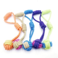Jouets à mâcher durables pour chiens, très demandés, balle en corde de coton, jouet à mâcher pour chien
