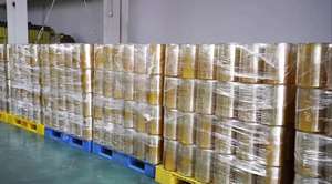 OEM kustom kualitas makanan PVC Cling Film tinggi peregangan plastik Wrap untuk makanan ringan Sandwich coklat kekerasan lembut pemasok <span class=keywords><strong>Global</strong></span> - Product Image 6