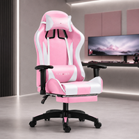 Chaise de jeu en cuir AOR à dossier haut, ergonomique, pour bureau, ordinateur, chaise de gamer, réglable, inclinable électriquement, pivotante
