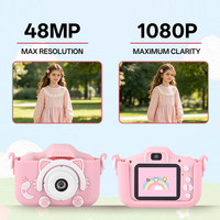 Appareil photo jouet pour enfants à prix d'usine, vidéo HD 1080P, multilingue (10 langues), logo OEM personnalisé, cadeau d'anniversaire pour enfants