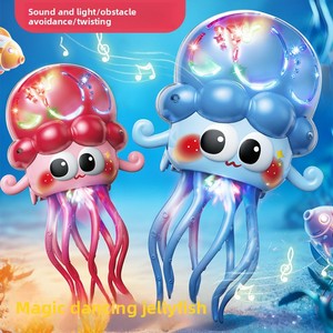 Jouets électriques musicaux lumineux pour enfants, méduse et pieuvre dansantes magiques, mouvement automatique, évitement d'obstacles omnidirectionnel - Product Image 5