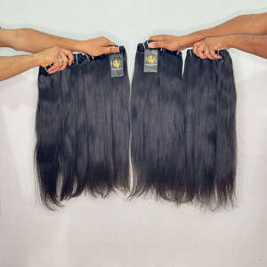 Fournisseurs de cheveux cambodgiens en gros, mèches de cheveux alignées dans le sens des cuticules, cheveux indiens bruts non traités, cheveux cambodgiens bouclés bruts - Product Image 1