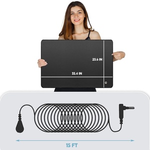 Kit de tapis de massage de mise à la terre avec cordon de mise à la terre de 15 pieds, tapis de souris pour soulager le stress et améliorer le sommeil, 90x60cm - Product Image 2