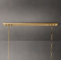 Lustre suspendu moderne de luxe, simple et créatif, éclairage LED pour hall d'hôtel moderne, lustre rectangulaire en cristal