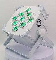 DJ scène de mariage alimenté par batterie lumières intelligentes 9x18 watts télécommande sans fil Par canettes DMX LED Uplight