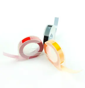 Printer Ribbon For Dymo Motex E101 1610 12965 Label Maker Labeling Machine 6mm 9mm 12mm 3m For Dymo 3D Embossing Label Tapes