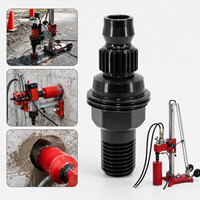 Adaptateur de trépan DD-BU, connecteur de foret 1-1/4"-7 UNC mâle 1/2" BSP femelle pour machines de forage diamanté