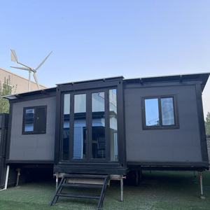 Maison conteneur extensible à énergie solaire avec système de panneaux solaires, maisons modulaires préfabriquées de luxe pour la vie hors réseau - Product Image 4