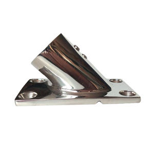 อุปกรณ์ฐานท่อสี่เหลี่ยมสแตนเลสขนาด 25 มม. 45 องศา สำหรับเรือและเรือยอชท์ - Product Image 1