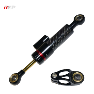 Amortisseur <span class=keywords><strong>de</strong></span> <span class=keywords><strong>direction</strong></span> hydraulique universel pour moto RSP, stabilisateur réglable à 16 niveaux <span class=keywords><strong>de</strong></span> amortissement, longueur totale 207 mm, course 32 mm - Product Image 1
