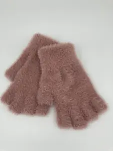 Örme eldiven soğuk açık dokunmatik ekran kış eldiven Unisex akrilik kadın tutmak