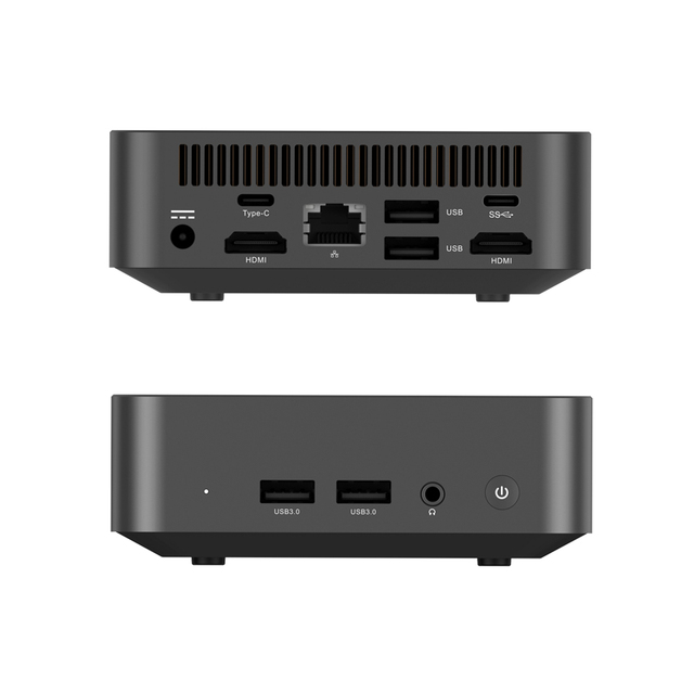 Intel 12th Alder Lake-N  N100 N200 Mini PC With 8G DDR4 RAM 4K Display 4 USB Type-C  Port Win11 OS Cheap Price Used with US Plug