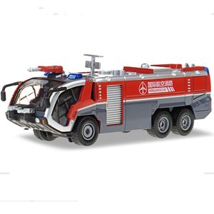 Hand Make 1/64 Pull Back Car Diecast Models Diecast Collectible Fire Trucks - Product Image 1