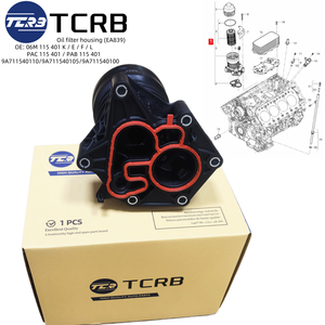 Carcasa de filtro de aceite de motor TCRB 06M115401K para Porsche VW Touareg Audi A4 A5 A6 A7 A8 Q5 Q7 Q8 06M115401F 06M115401E 06M115401L - Product Image 5