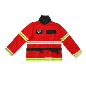 Costume de <span class=keywords><strong>pompier</strong></span> pour enfants <span class=keywords><strong>pompier</strong></span> semblant jeu de rôle Kit de dressup pour enfants <span class=keywords><strong>tenue</strong></span> de chef des pompiers avec accessoires - Product Image 2