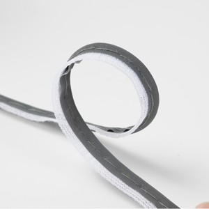 Rivestimento <span class=keywords><strong>in</strong></span> <span class=keywords><strong>tessuto</strong></span> riflettente lamierino bordure cucito sacchi di abbigliamento per nastri di cotone <span class=keywords><strong>in</strong></span> alta visibilità - Product Image 2
