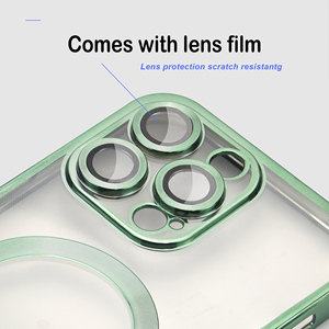 เคสโทรศัพท์แม่เหล็กกันกระแทกเคลือบไฟฟ้า สำหรับ iPhone 17 16 15 14 Air Pro Max - Product Image 6