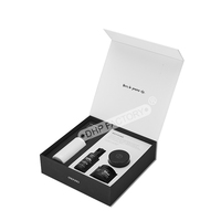 Kit de cosmétiques en carton personnalisé de luxe, grand emballage magnétique, boîtes Pr pour maquillage de beauté avec Inserts miroir