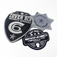 Patchs de sécurité multi-usages pour vêtements et équipements, patchs tissés personnalisés à coudre ou thermocollants, badges brodés pour uniformes de protection