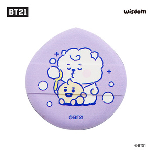 BT21 K-POP K-CHARACTER K-CULTURE ACCESSOIRES DE MODE Coussin Bouffée 3-SET Cadeau pour les amateurs de mode - Product Image 4