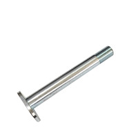 Pièce usinée CNC de haute précision à tête plate et filetage externe, en aluminium, cuivre, laiton, pour machines industrielles (ODM/OEM)