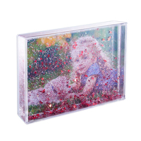 <strong>Best</strong> <strong>Selling</strong> Clear <strong>Acrylic</strong> <strong>Photo</strong> <strong>Frame</strong> Glitter Liquid Valentines TPF12 Plastic <strong>Acrylic</strong> Floating Sparkle Picture <strong>Frames</strong> for Gifts
