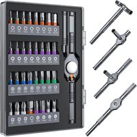 Jeu de tournevis de précision à cliquet AXTH, 32 en 1, avec embouts magnétiques, kit d'outils de précision pour la maintenance électronique