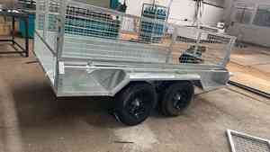 Remorque galvanisée en cage 9x5 avec essieu tandem 2000kg évalué - Product Image 3