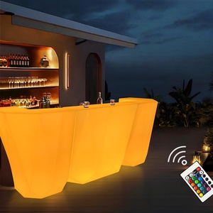 Mostrador de barra de muebles de club nocturno/barra móvil LED Mostrador de <span class=keywords><strong>Bar</strong></span> de cóctel Led portátil a la venta - Product Image 1