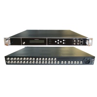 Modulateur DVB-S2 vers RF ISDB-T DVB-T ATSC DVB-C à 4/8/12/16/20/24 ports pour système CATV numérique