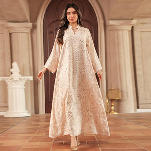 Abaya Eid pour femme, robe de soirée, jalabiya imprimée, diamantée, musulmane, Dubaï, Ramadan, Maroc, prière, caftan, robe, abayas - Product Image 4