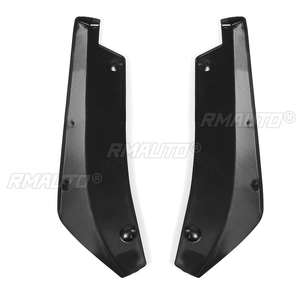 2x Diffuseurs de pare-chocs arrière universels pour BMW E39 E46 E53 E90 E92 E93 E60 E61 X5 E70 X6 E71 Noir brillant - Product Image 4