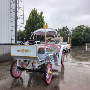 Chariot de luxe royal à chevaux, électrique, avec éclairage LED, taille réelle, pour 4 à 6 personnes, idéal pour les mariages - Product Image 3