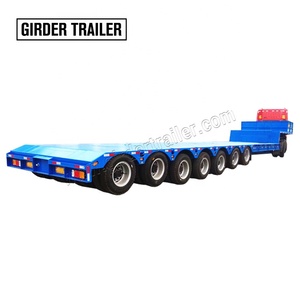 重荷重多軸9軸油圧リフティングサスペンションステアリングシステム搭載ローボーイセミトレーラー販売中 - Product Image 4