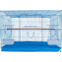 Cage à oiseaux robuste galvanisée empilable pour l'élevage de perroquets avec plateau en plastique amovible, directement de l'usine