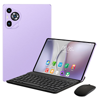 Nouvel ensemble complet 2025 M70 Plus, tablette PC 2-en-1 Android 15 de 10,1 pouces avec 16 Go de RAM, 256 Go de ROM, appels 4G, double carte SIM, clavier, étui, souris et stylet