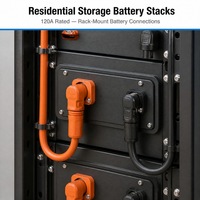 Connecteur de batterie à 1 broche, étanche IP67, avec coque en nylon et contact en cuivre, pour stockage d'énergie ESS BESS, 120A 150A 200A
