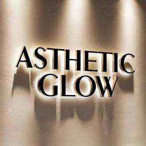 Custom Business LED Backlit 3D <b>Logo</b> Sign Acrylic Stainless Steel for Shopfront Decoration Illuminated <b>Wall</b> Light Free Design - Product Image 4