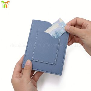 Wholesale Minimalist Slim <b>Wallet</b> Thin Front Pocket Credit Card <b>Holder</b> - Product Image 2