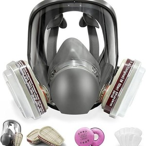 Cartuchos <span class=keywords><strong>de</strong></span> silicona reutilizables <span class=keywords><strong>de</strong></span> cara completa Negra Máscara <span class=keywords><strong>de</strong></span> gas Filtro <span class=keywords><strong>de</strong></span> carbón <span class=keywords><strong>para</strong></span> polvo Máscara <span class=keywords><strong>de</strong></span> gas <span class=keywords><strong>para</strong></span> pintura en aerosol con filtros dobles - Product Image 4