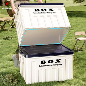 Boîte de <span class=keywords><strong>rangement</strong></span> de Camping en plein air Xinhang boîte de <span class=keywords><strong>rangement</strong></span> extérieure en plastique de grande capacité boîtes de <span class=keywords><strong>rangement</strong></span> empilables multifonctions avec couvercle - Product Image 3