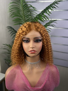 100% 处女人发高密度12A 5*5越南SDD扭结卷发假发巴西秘鲁超双拉胶假发 - Product Image 3